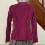 Kate Spade NWT x Beyond Yoga Zinfandel Neck Bow Front Zip Jacket sz S Photo 4