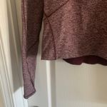 Lululemon Women’s 4 Always Alert 1/2 Zip Heathered Garnet Winter Outdoor Top Photo 2