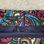 Talbots Womens Skirts 12 Green Blue Paisley Pencil Straight Stretch Lot of 2 Photo 1