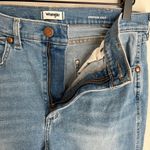 Wrangler  Heritage Crop Raw Step Hem Denim Jeans Blue Size 29 Photo 7