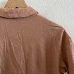 Madewell Knit Lightspun Camp Shirt Neutral Boxy Button Front XS Photo 5