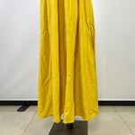 Farm Rio NWOT  Linen Blend Yellow Sleeveless Maxi Dress Size XS Photo 3