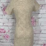 Anthropologie Sparrow cream short sleeve wool linen blend tunic dress Photo 8