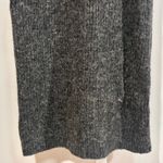 Aritzia Wilfred Free () charcoal grey ribbed mockneck sweater dress Italian yarn Photo 2