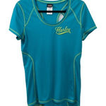 Harley‎ Davidson Women's Fitted Shirt with Cutout Back Size MEDIUM Teal Green Photo 0