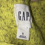 Gap  Women’s Floral Print Yellow Gray Cross Back Strap Tank Mini Dress Photo 6