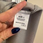 Gray Casual Button Down Shirt with Long Sleeves Size L Photo 1