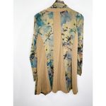 Soft Surroundings Women Arty Cardigan Open Front Tea Garden Earthy Floral Size S Photo 1