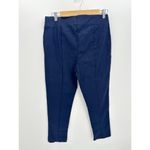Chico's So Slimming by  Pants Women 1 Medium Blue Stretch Ankle Dress Trousers Photo 1