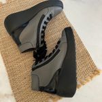 Fly London Grey Leather Wedge High Top Sneakers Zip Lace Up Women Size 39 Photo 5