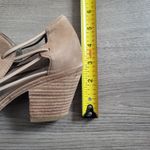 Eileen Fisher  Nikki Peep Toe Block Heel Booties Tan Genuine Leather Size 6.5 Photo 11