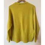 Weekday  Long Sleeve Ribbed Knit Pullover Sweater Yellow Women's Size Medium Photo 1