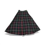 Giorgio Armani  Tartan Green Navy Red A-line Wool Blend Skirt Size 6 Photo 3