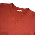 Marine layer  Jamie Short Sleeve Mini Dress in‎ Barn Red Photo 5