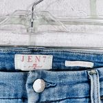 Jen7 Cropped Wide Leg High Waist Jeans Size 12 Blue Photo 5