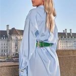 Pretty Little Thing NWT PLT Blue T-Shirt Dress Photo 1