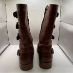 Wolverine  1883 Cognac Leather Square Toe Buckle Moto Size 7 M F8 Photo 2