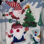 Gnome sweater Blizzard Bay knit Christmas tree decoration Pom Pom Green Photo 2