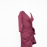 XScape | Long Sleeve Scuba Ruched Gown Photo 8