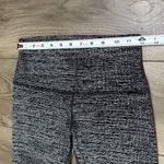 Lululemon Align Crop 21" Twillines Ice Grey Black Leggings Size 6 Photo 6