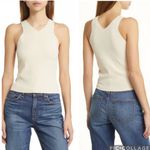 Rails  Ally Knit Tank‎ Top Ivory L Photo 3