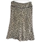 ✨Studio M 100% Silk Cream/Black Sz Medium Skirt✨ Black Photo 5