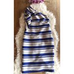 Banana Republic NWT  Striped One Shoulder Dress Photo 2