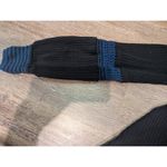 Free People Women's Knit Tunic Dress, Black and Blue, Size M Size M Photo 3