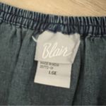 Blair  denim embroidered boho denim jean skirt Size large Photo 3