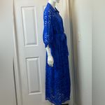 Lilly Pulitzer Amrita Romance Midi Eyelet True Navy Soiree Eyelet Dress Size 10 Photo 9