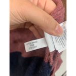 Madewell Stripe Print Cozy Short Walker Cardigan heather quinoa S NWT #M4227‎ Purple Photo 4