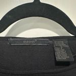 easel  Black Tank Top with Button Detail Photo 1