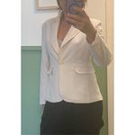 Chadwick's vintage 90s y2k  blazer linen blend jacket cream classic 2P Photo 8