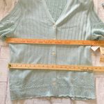 NWT Philippe Marques Petites Aqua Knit Cardigan Skirt Set Rhinestone Midi 12/14P Blue Size undefined Photo 10