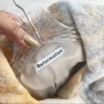 Reformation 🆕 Women's Blue Lasker Coat Button Down Collar Longsleeve Size XS Photo 2