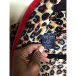 Faded Glory  Leopard Print Fleece Robe Sz. Large 12/14 Brown/Black Photo 6