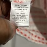 Lou & grey  Women's White and Orange Cross Stitch Boxy Blouse - Size XS Photo 3