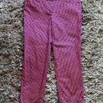 Laundry by Shelli Segal *Like New* Pink and Navy Greek Pattern LAUNDRY Women’s slacks Size 4 Photo 0