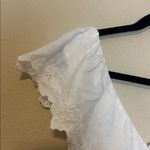 La Vie Rebecca Taylor Womens White Linen Short Playsuit Romper Size XS‎ Photo 3