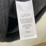 CAbi  Charcoal Grey ATC Crossback Sweatshirt Long Sleeve Sporty TShirt Size L Photo 4