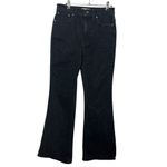Madewell The Perfect Vintage Flare Jeans Size 27 Black Sherborn Wash Minimalist Photo 2