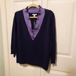 New York & Company Womens Size XL Purple Blouse & Cardigan One Piece Office‎ NEW Photo 9
