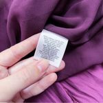 Anthropologie Maeve • Anthro Ingrid velvet dress burgundy shift mini tunic maroon wine silk Photo 5