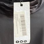 Boohoo Plus High Neck Ruched Detail Satin Mini Dress, Black, Size 18 Black Photo 14