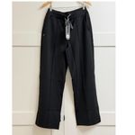 FIGS High Waisted Piedra FORMx Straight Leg Scrub Pant in Black, Size Large Photo 7