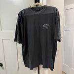 ANINE BING  Kent Tee Sounds in Black short sleeve cotton Crewneck shirt Photo 2
