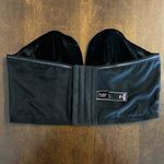 Victoria's Secret Dream Angels Boutiste Black Velour Strapless V Cut Top Large Photo 4