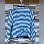 Lilly Pulitzer Malibu Flutter Blue Striped Blazer XS Photo 7