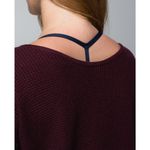 Lululemon The Sweater Life Burgundy Knit Jumper Large Heathered Bordeaux Drama Photo 15