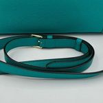 Henri Bendel A-Lister Satchel with Shoulder Strap in Turquoise Pebbled Leather Photo 4